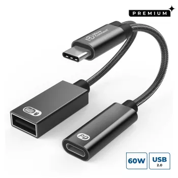 Video Cable Adapter Microconnect MC-USBC-CFAF 0.13m Male to Female