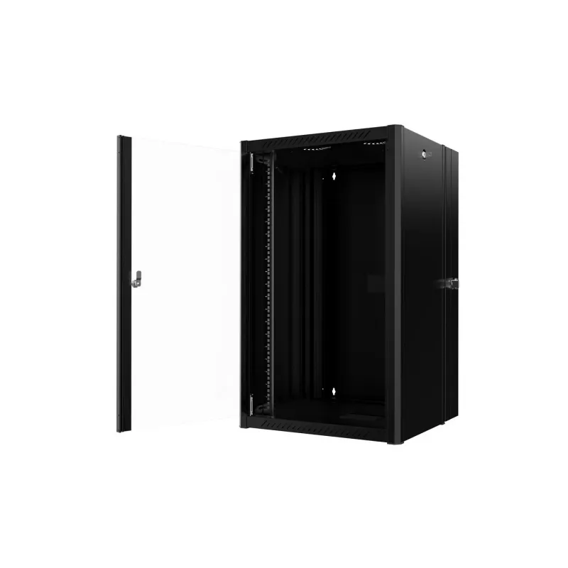 Lanview RWP20U45BL-D rack cabinet 20U Wall mounted rack Black