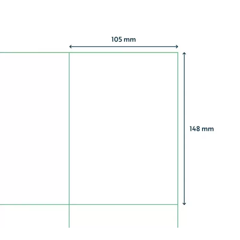 Printer label Capture A4LABEL-105X148 for A4 printers