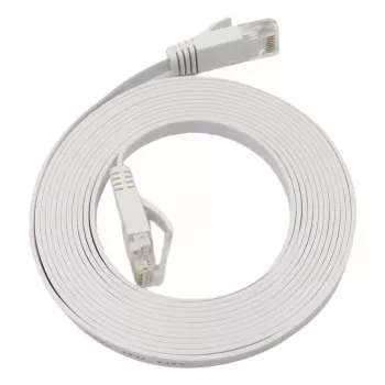 Microconnect V-UTP6A10W-FLAT-LSZH networking cable White 10 m Cat6a U/UTP (UTP)