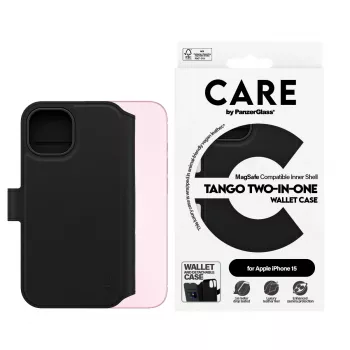 PanzerGlass CARE™ by ® Tango 2-in-1 Wallet Case w. MagSafe iPhone 15