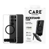 PanzerGlass CARE™ Urban Explorer Case for Samsung Galaxy S26 Ultra — Transparent cover with black kickstand and Qi support