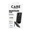 PanzerGlass CARE™ Urban Explorer Case for Samsung Galaxy S26 Ultra — Transparent cover with black kickstand and Qi support