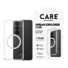 PanzerGlass CARE™ Urban Explorer Case for Samsung Galaxy S26 — Transparent cover with White Qi support
