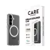 PanzerGlass CARE™ Urban Explorer Case for Samsung Galaxy S26 — Transparent cover with White Qi support