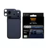 Camera protector PanzerGlass Fender Deep Blue for iPhone 17 Pro, silicone, scratch- and shock-resistant