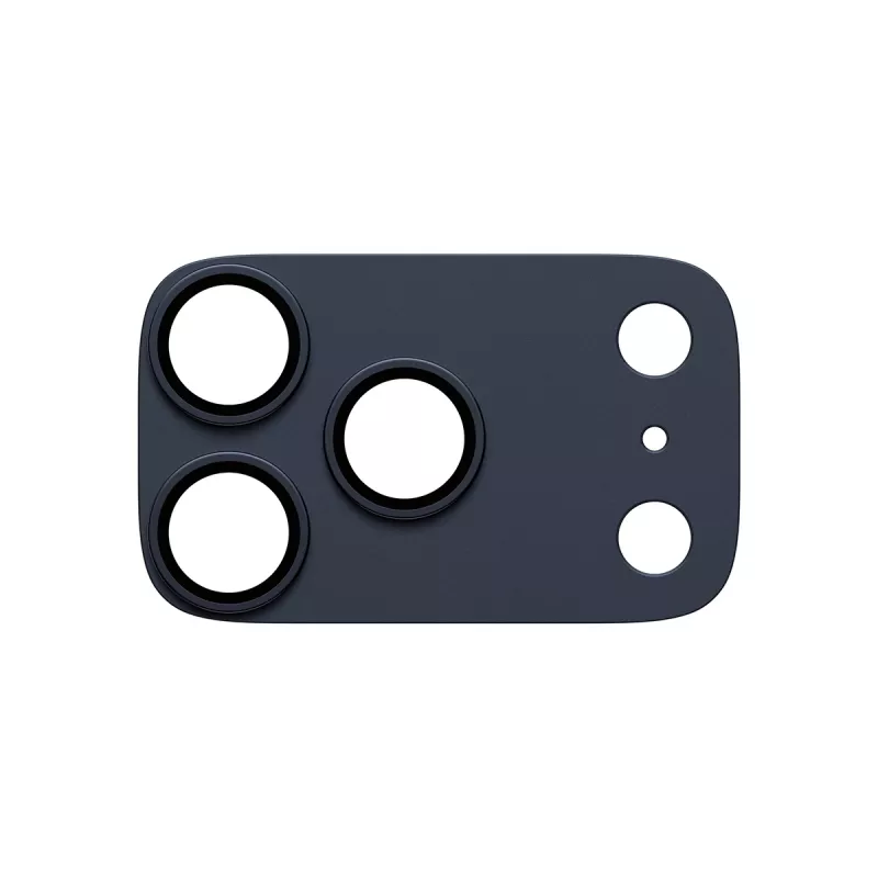 Camera protector PanzerGlass Fender Deep Blue for iPhone 17 Pro, silicone, scratch- and shock-resistant