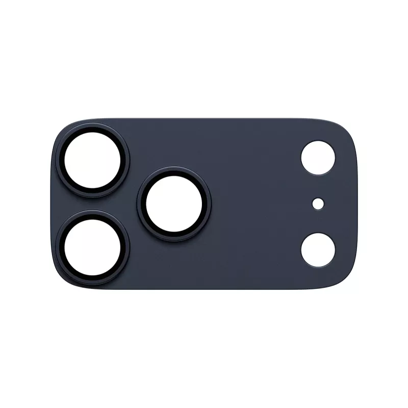 Camera protector PanzerGlass Fender Deep Blue for iPhone 17 Pro Max, silicone, scratch- and shock-resistant