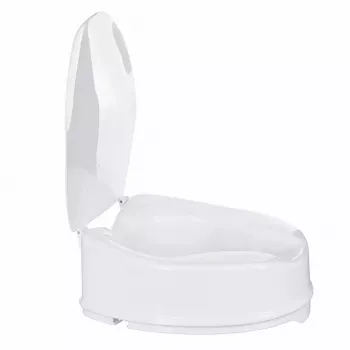 High raising toilet seat PDS CARE AR-115 AT51202, white, adjustable height 150 mm, lockable, max load 180 kg