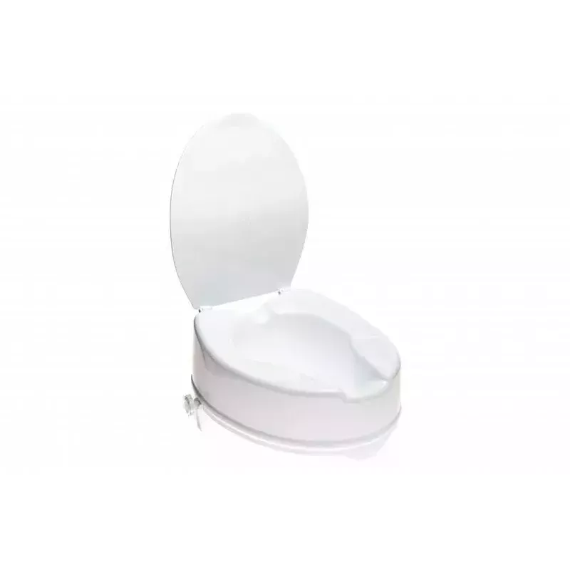 High raising toilet seat PDS CARE AR-115 AT51202, white, adjustable height 150 mm, lockable, max load 180 kg