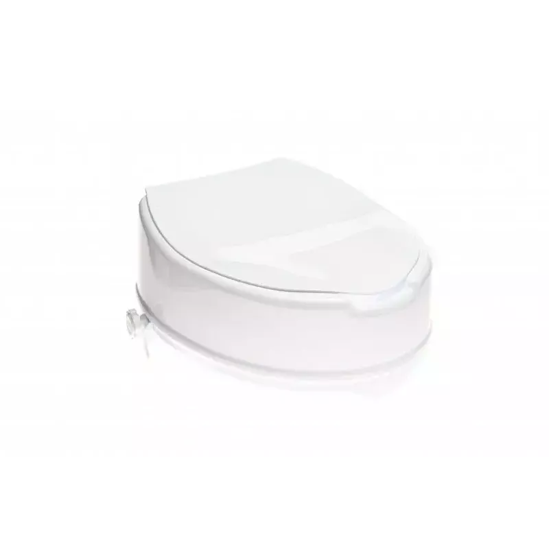 High raising toilet seat PDS CARE AR-115 AT51202, white, adjustable height 150 mm, lockable, max load 180 kg