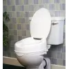 High raising toilet seat PDS CARE AR-115 AT51202, white, adjustable height 150 mm, lockable, max load 180 kg