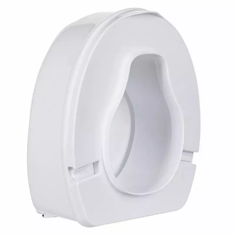 High raising toilet seat PDS CARE AR-115 AT51202, white, adjustable height 150 mm, lockable, max load 180 kg