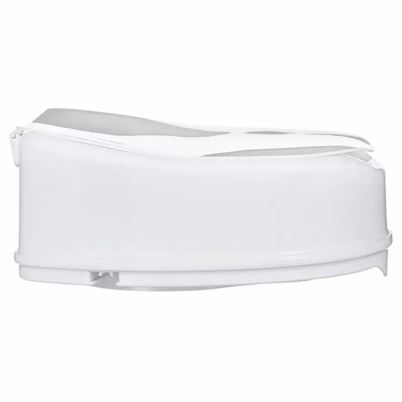 High raising toilet seat PDS CARE AR-115 AT51202, white, adjustable height 150 mm, lockable, max load 180 kg
