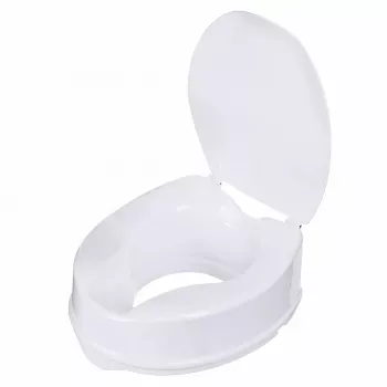 High raising toilet seat PDS CARE AR-115 AT51202, white, adjustable height 150 mm, lockable, max load 180 kg