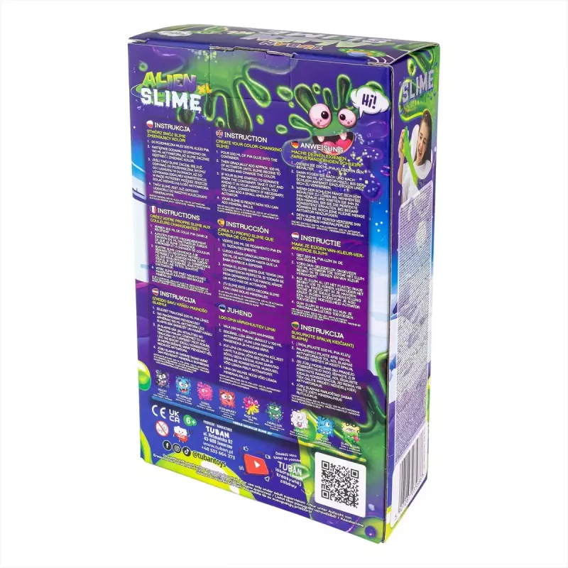Children's craft kit TUBAN DIY SLIME ALIEN XL, multicolour, age 6+