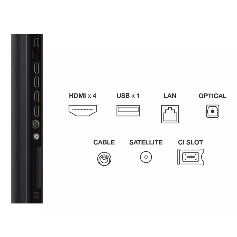 TCL C6K 75C6K TV 190.5 cm (75 inch) 4K Ultra HD Smart TV Wi-Fi Metallic