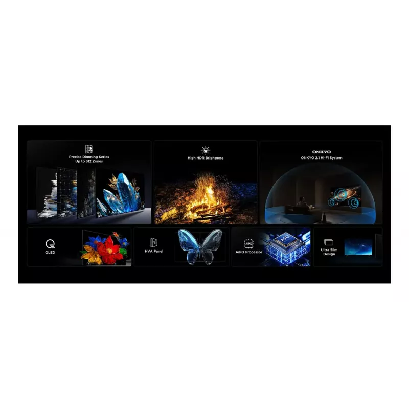 Television TCL 98 inch Q6C 4K Ultra HD QD-Mini LED 3840×2160, Google TV, 2.1ch, HDR10+