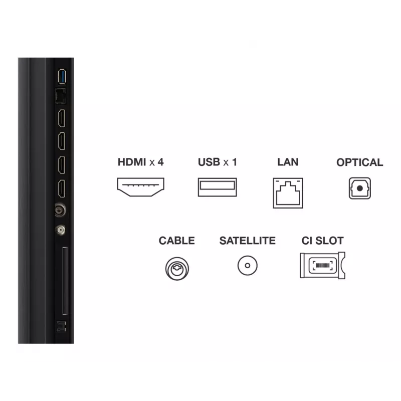 TCL Q6C 85Q6C TV 2.16 m (85 inch) 4K Ultra HD Smart TV Wi-Fi Metallic