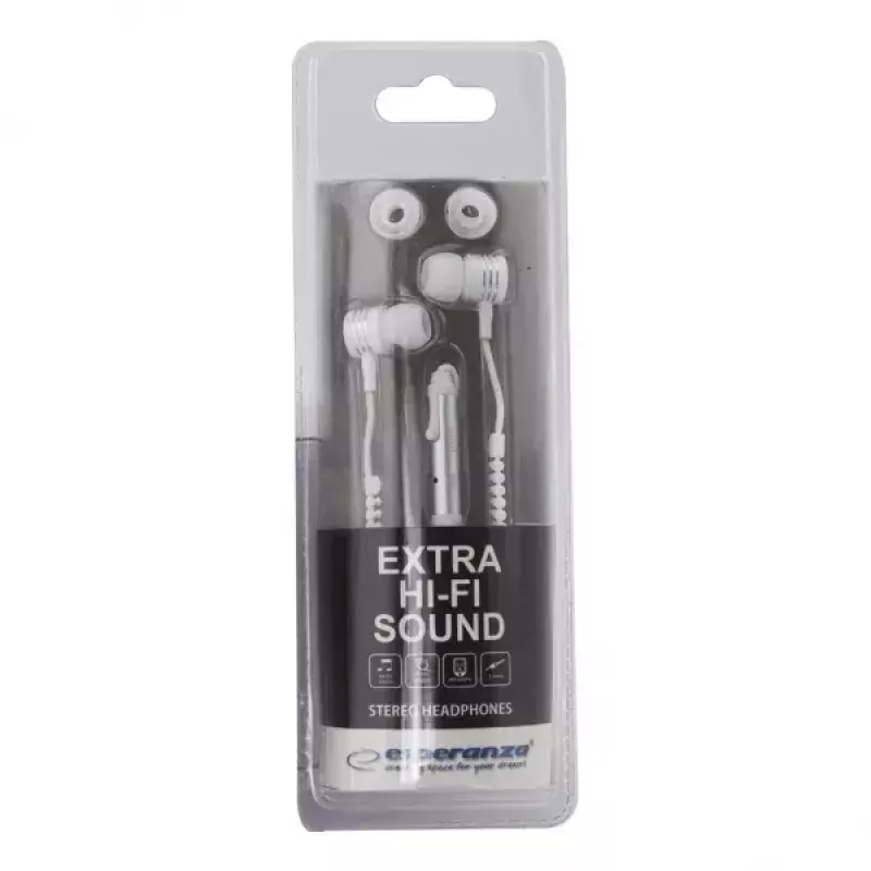 Earphone ESPERANZA EH161K black with microphone