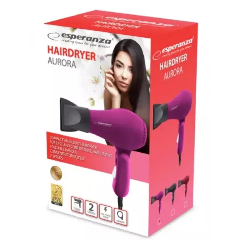 Hair Dryer ESPERANZA EBH003P 750W