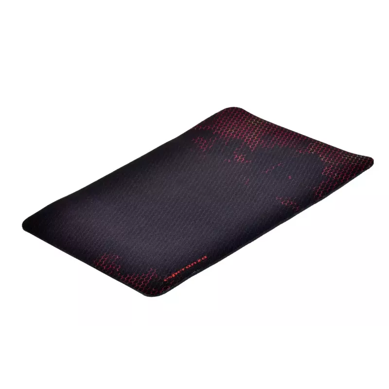 Mouse pad ESPERANZA EGP101R — gaming polyester, size S 250×200×2 mm, non-slip base, orange patterned surface