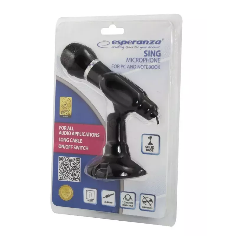 Microphone Esperanza EH180 for PC and Notebook