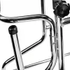 Rehabilitation high walker ActionMed B200AM — standing support with seat, 4 wheels, adjustable height 100–125 cm, max load 120 kg, frame width 65 cm