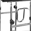 Rehabilitation high walker ActionMed B200AM — standing support with seat, 4 wheels, adjustable height 100–125 cm, max load 120 kg, frame width 65 cm