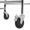 Rehabilitation high walker ActionMed B200AM — standing support with seat, 4 wheels, adjustable height 100–125 cm, max load 120 kg, frame width 65 cm