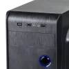 PC case Akyga AK939BL Midi Tower — ATX/Micro-ATX support, 3×3.5 inch + 3×2.5 inch bays, GPU up to 385 mm, USB 2.0