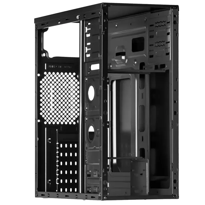 PC case Akyga AK939BL Midi Tower — ATX/Micro-ATX support, 3×3.5 inch + 3×2.5 inch bays, GPU up to 385 mm, USB 2.0