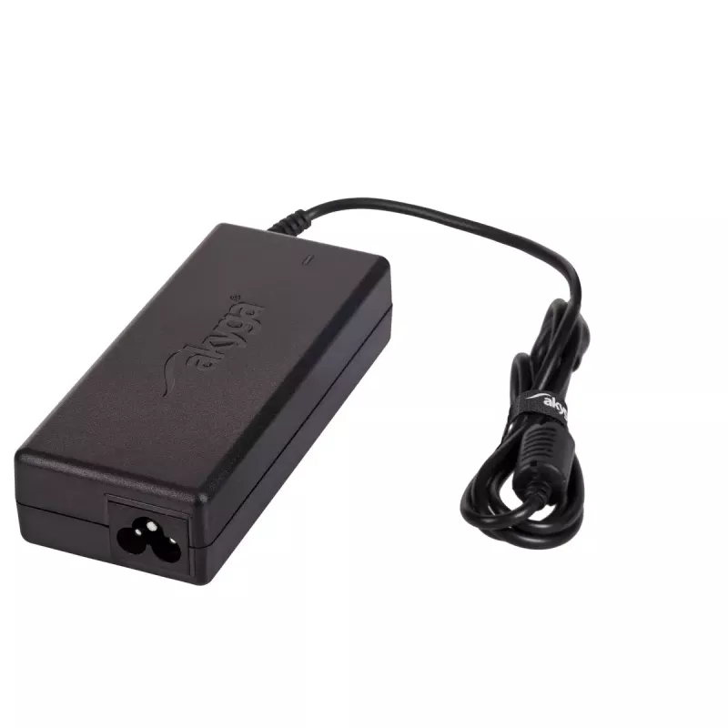 Power adapter Akyga AK-ND-58, black, AC power source, for laptops, indoor, 0.2 kg