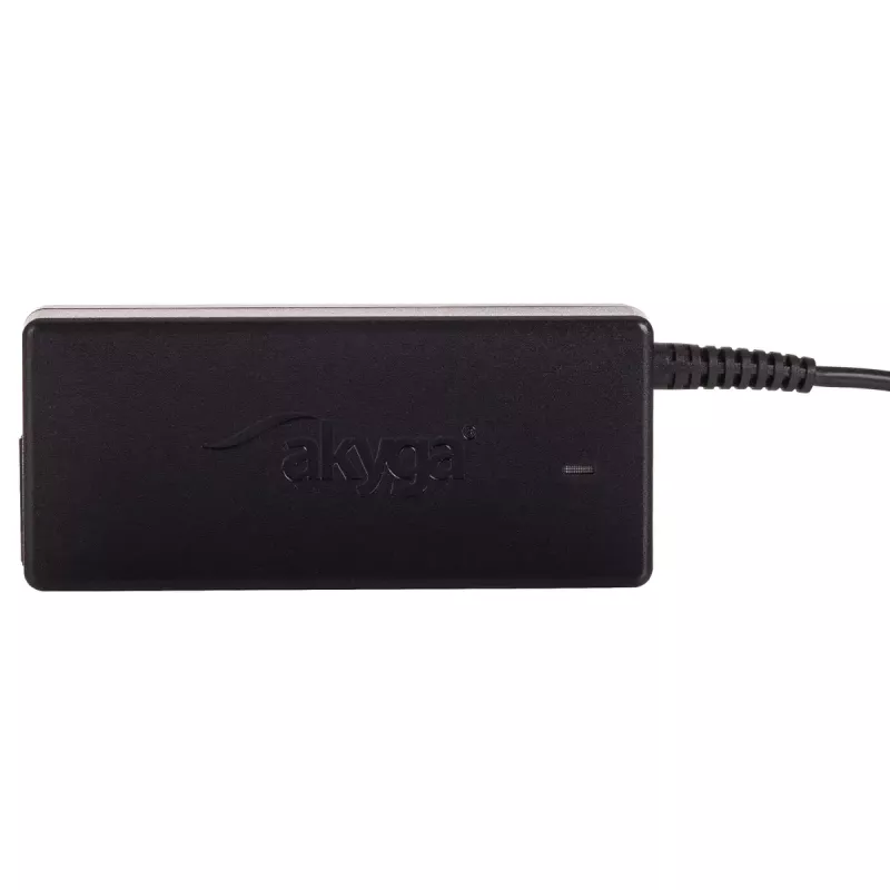 Power adapter Akyga AK-ND-58, black, AC power source, for laptops, indoor, 0.2 kg