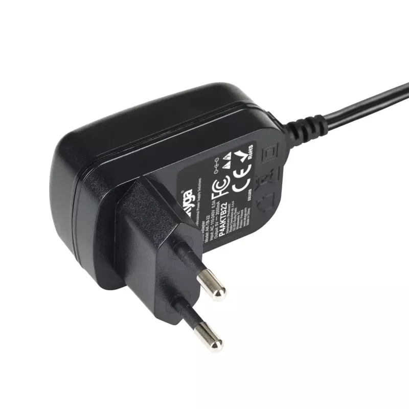 Akyga AK-TB-22 Universal Power Adapter, 5 V, 2 A, 10 W, 5.5 x 2.1 mm, 1.5 m