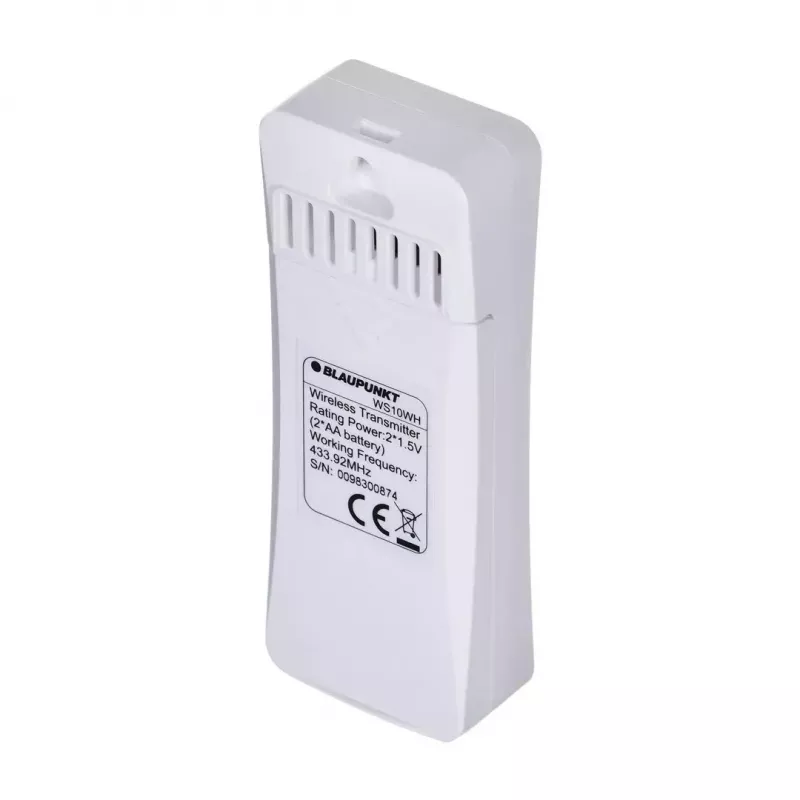Weather station BLAUPUNKT WS10WH — wireless indoor/outdoor temperature and humidity monitor