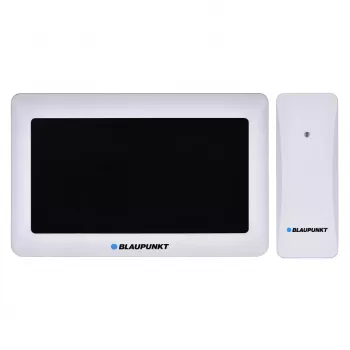 Weather station BLAUPUNKT WS50WH with app, wireless indoor/outdoor temperature monitoring