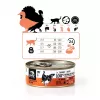 Wet cat food 3coty Turkey with duck 80 g pouch — complete adult grain-free wet food