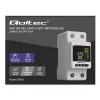 Single-phase energy consumption meter QOLTEC 50981 DIN35 230V 50Hz