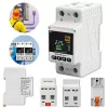Single-phase energy consumption meter QOLTEC 50981 DIN35 230V 50Hz