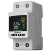Single-phase energy consumption meter QOLTEC 50981 DIN35 230V 50Hz