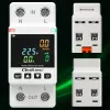 Single-phase energy consumption meter QOLTEC 50981 DIN35 230V 50Hz