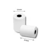 Thermal receipt roll QOLTEC 57 x 30 mm 55 g/m² BPA-free, core 17 mm, 10 pcs