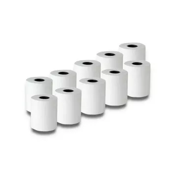 Thermal receipt roll QOLTEC 57 x 30 mm 55 g/m² BPA-free, core 17 mm, 10 pcs
