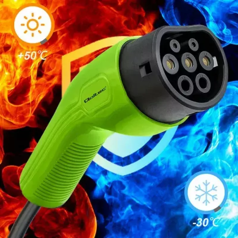 Electric Vehicle Charging Cable Qoltec 52474 Type 2 22 kW 5 m