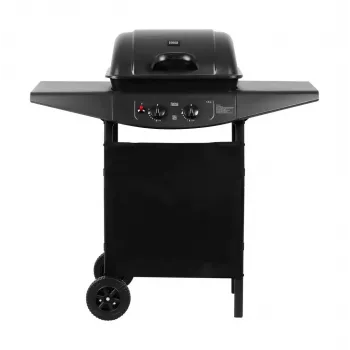 Gas grill TEESA TSA0080 — 2 burners, portable outdoor barbecue