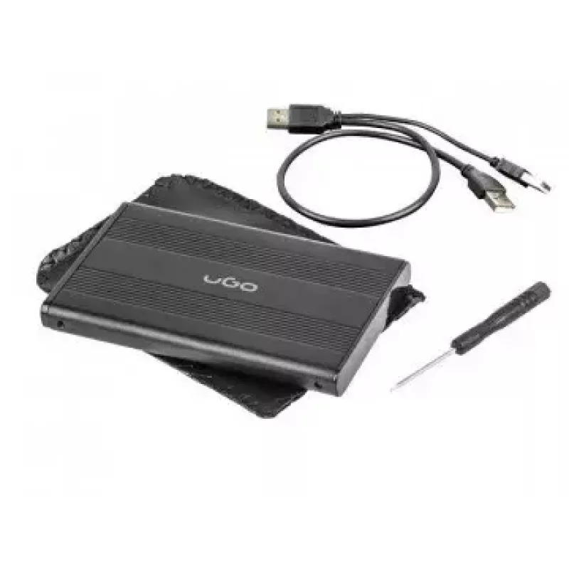 HDD/SSD enclosure uGo Marapi S120 Black 2.5 inch