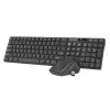 Wireless keyboard and mouse set NATEC Stingray NZB-1440 — RF wireless, full-size 108-key QWERTY, US English, black