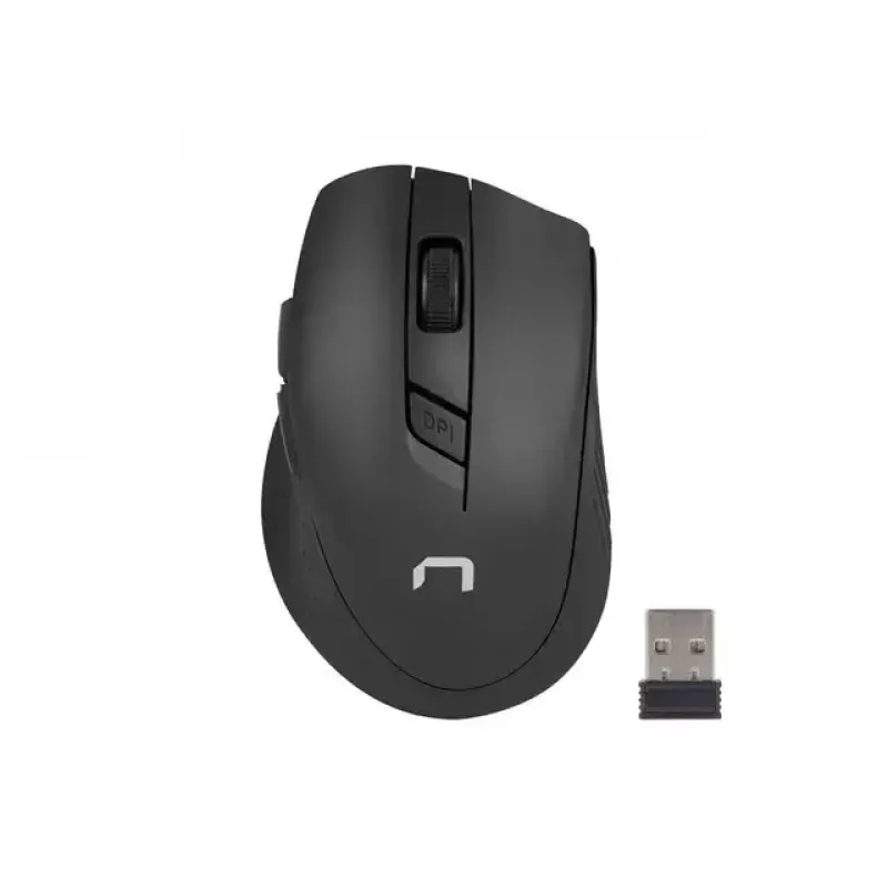 Wireless keyboard and mouse set NATEC Stingray NZB-1440 — RF wireless, full-size 108-key QWERTY, US English, black