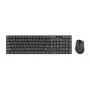 Wireless keyboard and mouse set NATEC Stingray NZB-1440 — RF wireless, full-size 108-key QWERTY, US English, black